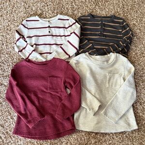 Boys Waffle Knit Lot- Long Sleeve